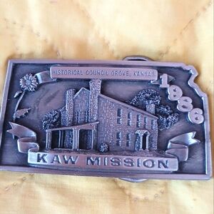 Kansas Belt Buckle